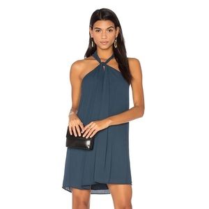 Krisa Loop Front Mini Dress